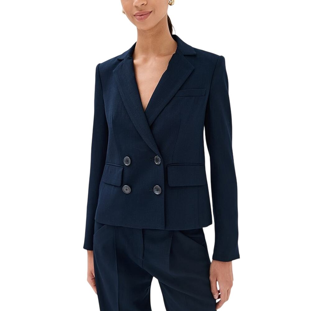 Veronica Beard Tailored Blue Kona Dickey Blazer Size 4 - NWT - Picture 1 of 4